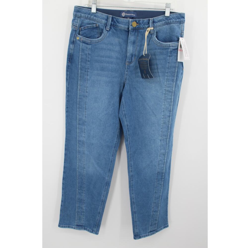Democarcy Ab Solution Jeans size 10 Straight Leg Ankle Blue NEW